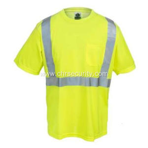 Men's Economy Hi-Vis Lime Green T-Shirt